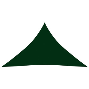 Trójkątny żagiel ogrodowy, tkanina Oxford, 3,5x3,5x4,9m, zieleń