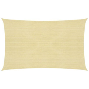 Żagiel przeciwsłoneczny, 160 g/m², beżowy, 2x4,5 m, HDPE