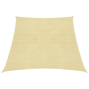 Żagiel przeciwsłoneczny, 160 g/m², beżowy, 3/4x2 m, HDPE