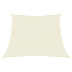Żagiel przeciwsłoneczny, 160 g/m², kremowy, 4/5x3 m, HDPE