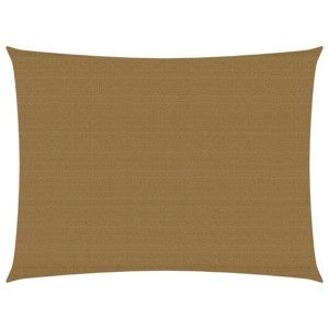 Żagiel przeciwsłoneczny, 160 g/m², taupe, 3,5x5 m, HDPE