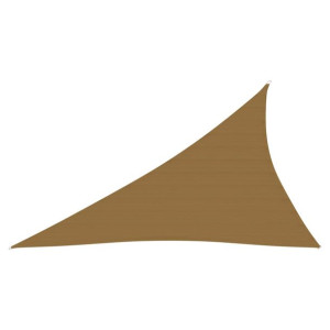 Żagiel przeciwsłoneczny, 160 g/m², kolor taupe, 4x5x6,8 m, HDPE