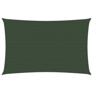 Żagiel przeciwsłoneczny, 160 g/m², ciemnozielony, 2x4 m, HDPE