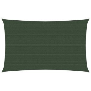Żagiel przeciwsłoneczny, 160 g/m², ciemnozielony, 4x6 m, HDPE