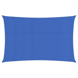Żagiel przeciwsłoneczny, 160 g/m², niebieski, 2x5 m, HDPE