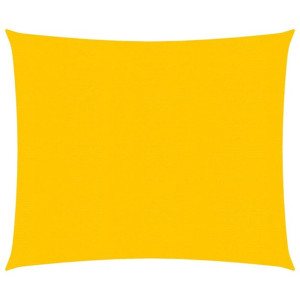 Żagiel przeciwsłoneczny, 160 g/m², żółty, 3,6x3,6 m, HDPE