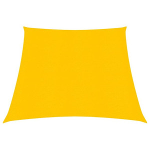 Żagiel przeciwsłoneczny, 160 g/m², żółty, 3/4x2 m, HDPE