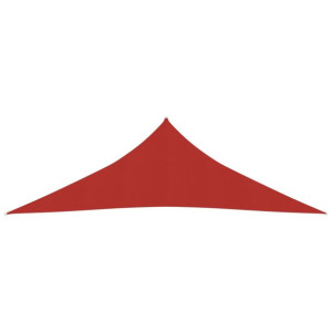 Żagiel przeciwsłoneczny, 160 g/m², czerwony, 4x4x5,8 m, HDPE