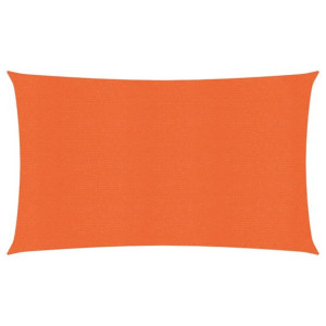 Żagiel przeciwsłoneczny, 160 g/m², pomarańczowy, 2x5 m, HDPE