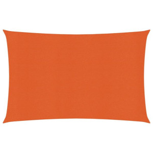 Żagiel przeciwsłoneczny, 160 g/m², pomarańcz, 2,5x3,5 m, HDPE