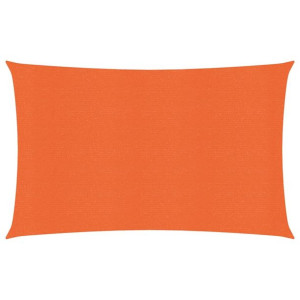Żagiel przeciwsłoneczny, 160 g/m², pomarańcz, 2,5x4,5 m, HDPE