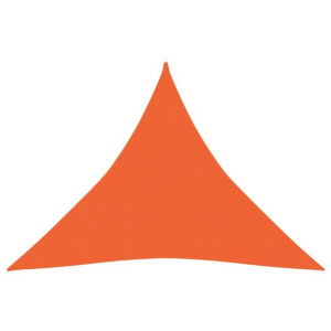 Żagiel przeciwsłoneczny, 160 g/m², pomarańczowy, 4x4x4 m, HDPE