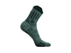 COMPRESSPORT Skarpetki do biegania trailowe ProRacing Socks v3.0 zielone