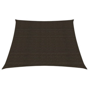 Żagiel przeciwsłoneczny, 160 g/m², brązowy, 3/4x3 m, HDPE