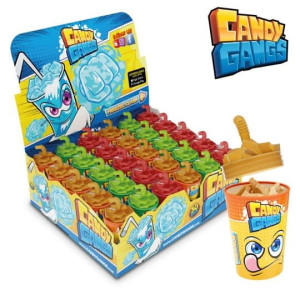 Candy Gangs Freezee Clark-cukierki Pudrowe O Smaku Owocowym 6g 30szt