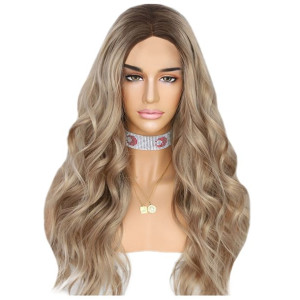 PERUKA kręcone włosy JAK NATURALNE brąz blond