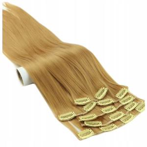 Doczepiane WŁOSY clip-in JAK NATURALNE 60cm 6 taśm