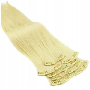 Doczepiane WŁOSY clip-in JAK NATURALNE 60cm 6 taśm