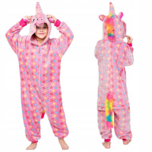 Piżama dziecięca JEDNOROŻEC unicorn onesie 140 cm