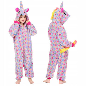 Piżama dziecięca JEDNOROŻEC unicorn onesie 130 cm