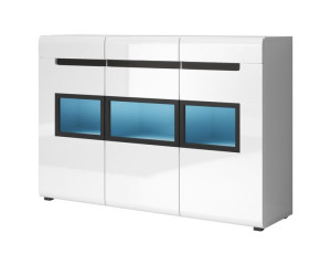 Komoda Biały Połysk 136 Cm Mdf Hektor 43