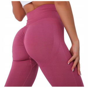 Legginsy SIŁOWNIA PUSH UP WYSOKI stan marszczenia