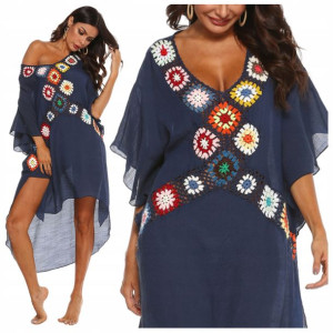 PAREO sukienka plażowa BOHO tunika beach cover