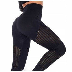 Legginsy sportowe PUSH up FITNESS wysoki STAN L