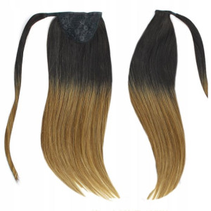 Doczepiany KUCYK 40 cm KITKA naturalne włosy 70g