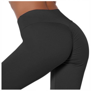Legginsy PUSH UP siłownia marszczenia WYSOKI stan
