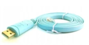 Kabel Konsolowy Usb 2.0 Rs232 Win10 Cisco Rj45, Długość 3m