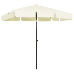Parasol plażowy, piaskowy żółty, 200x125 cm