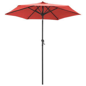 Parasol, terakota, 200 x 211 cm, aluminium