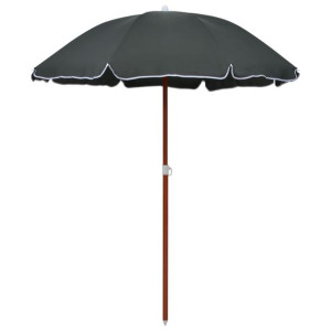 Parasol na stalowym słupku, 180 cm, antracytowy
