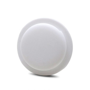 Etui z silikonu Loco Dot Silicone Sticker Apple AirTag White