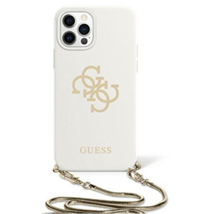 Etui Guess GUHCP12LLSC4GWH Apple iPhone 12 Pro Max biały/white hardcase 4G