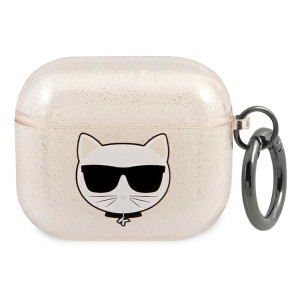 Etui Karl Lagerfeld KLA3UCHGD Apple AirPods 3 cover złoty/gold Glitter Chou