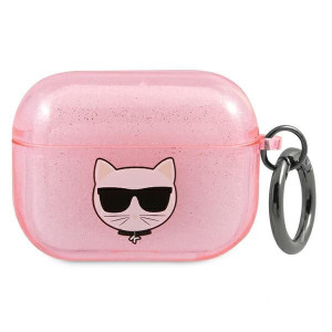 Etui Karl Lagerfeld KLAPUCHGP Apple AirPods Pro cover różowy/pink Glitter C
