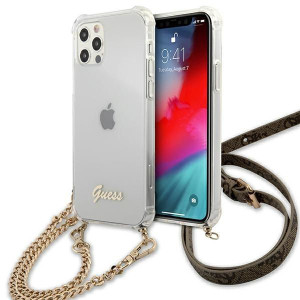 Etui Guess GUHCP12LKC4GSGO Apple iPhone 12 Pro Max Transparent hardcase 4G