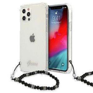 Etui Guess GUHCP12LKPSBK Apple iPhone 12 Pro Max Transparent hardcase Black
