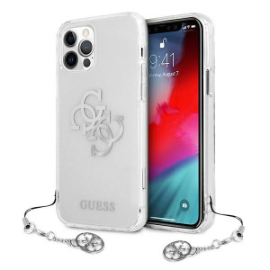Etui Guess GUHCP12LKS4GSI Apple iPhone 12 Pro Max Transparent hardcase 4G S