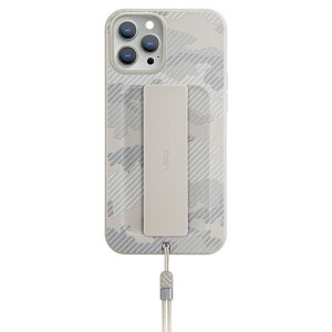 Etui UNIQ Heldro Apple iPhone 12 Pro Max beżowy moro/ivory camo Antimicrobi