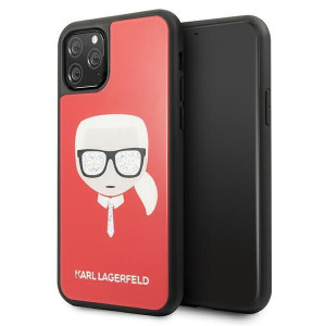 Etui Karl Lagerfeld KLHCN58DLHRE Apple iPhone 11 Pro czerwony/red Iconic Gl
