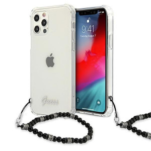 Etui Guess GUHCP12MKPSBK Apple iPhone 12/12 Pro Transparent hardcase Black