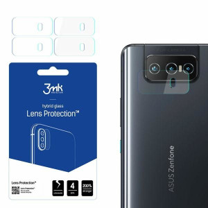 Szkło hybrydowe na obiektyw aparatu 3MK Lens Protection Asus Zenfone 8 Flip