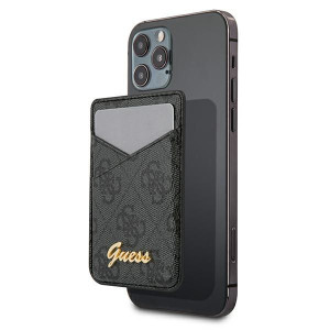 Kieszeń na karty Guess Wallet Card Slot GUWMS4GTLBK MagSafe 4G szary/grey