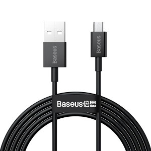 Kabel USB do micro Baseus Superior Series, 2A, 2m (czarny)