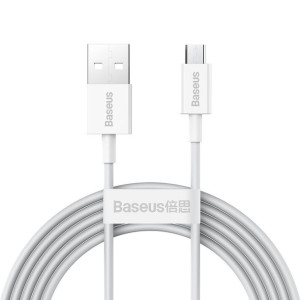 Kabel USB do micro Baseus Superior Series, 2A, 2m (biały)