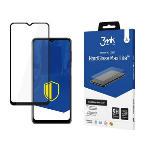 Szkło hartowane 3MK HardGlass Max Lite Samsung Galaxy M12 czarne
