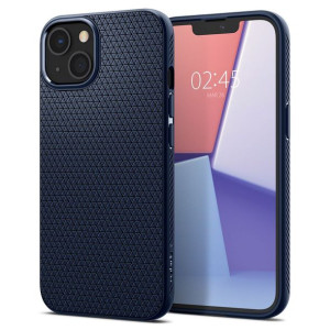 Spigen Liquid Air | Etui do iPhone 13 - NAVY BLUE